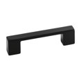 thumbnail image 1 of Kitchen Bath Collection Cascade 3″ Bar Pull Cabinet Handles (Set of 2) - Black, 1 of 3