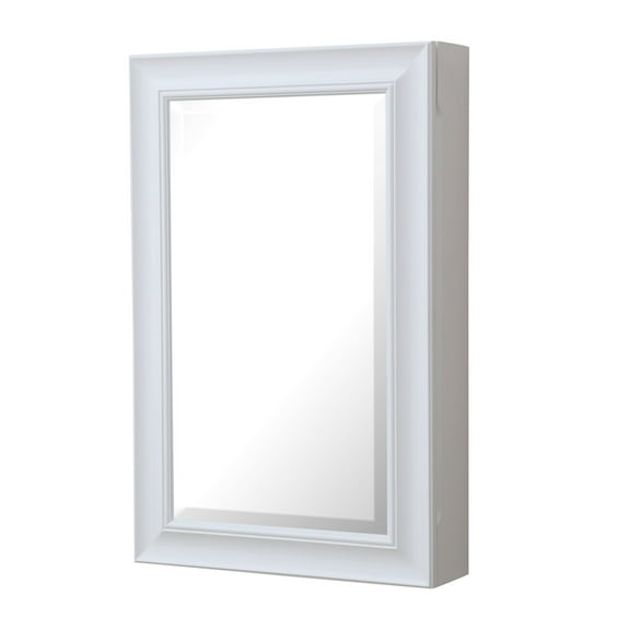 Kitchen Bath Collection KitchenBathCollection Napa Wall-Mounted Medicine Cabinet White
