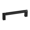 thumbnail image 1 of Kitchen Bath Collection Zenith 4″ Bar Pull Cabinet Handles (Set of 2) - Black, 1 of 3