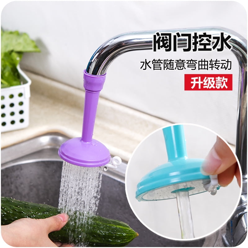 Kitchen Bathroom Accessories Shower Faucet Rotary Spray Antisputtering
