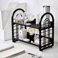 thumbnail image 1 of Kitchen Bathroom Office Dorm Spice Rack Cosmetic Stationery Storage Holders Display Shelf, Multi-use Wall Mount Organizer, Modern Minimalist Design, Space-saving Storage Solution, Countertop, 1 of 8
