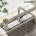 thumbnail image 1 of Kitchen Bathroom Supplies Fashion Countertop Protector Multifunction Convenient Splash Sink Splash Mats Drying Mat Non-Slip Absorbent Pad Faucet Draining Mat D-10X60CM, 1 of 8