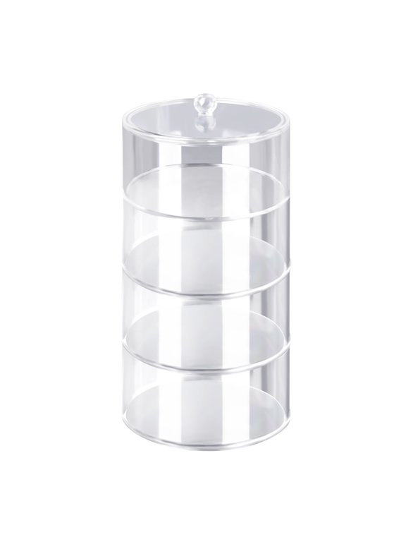 Kitchen Belt 4 Layers Acrylic Belt Stackable Transparent 5.5in Diameter Strong Light Belt Display Case