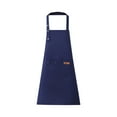 thumbnail image 1 of Kitchen Bib Apron with Pockets, Women Men Adjustable Neck Strap Water Resistant Apron for Chef/Artist/Waiter(Blue), 1 of 6