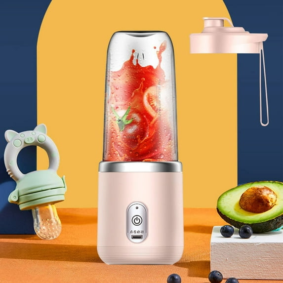 Kitchen Blender Portable For Shakes And Portable Personal Travel Fruit And Vegetable Juicer Cup Portable Usb Rechargeable,Pink Kitchen Food Blender