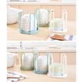 thumbnail image 1 of Clispeed Kitchen Gadgets White Plastic Bowl Organizer Drain Rack for Efficient Kitchen Use, 1 of 4