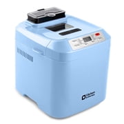 Kitchen in the Box 2lb Bread Maker with Auto Fruit Nut Dispenser, 12-in-1 Gluten-Free Bread Machine, 13H Delay Timer,, Baby Blue