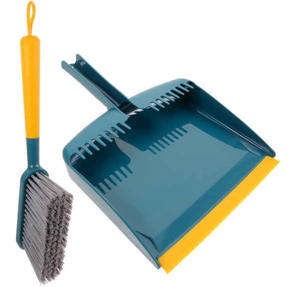 TABLZONE Handheld Broom and Dustpan Set, Green PP Material for Easy and Efficient Cleaning, 1 Set