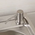 thumbnail image 1 of Kitchen Brushed Nickel Liquid Soap Dispenser Plastic Bottle Sink, 1 of 5