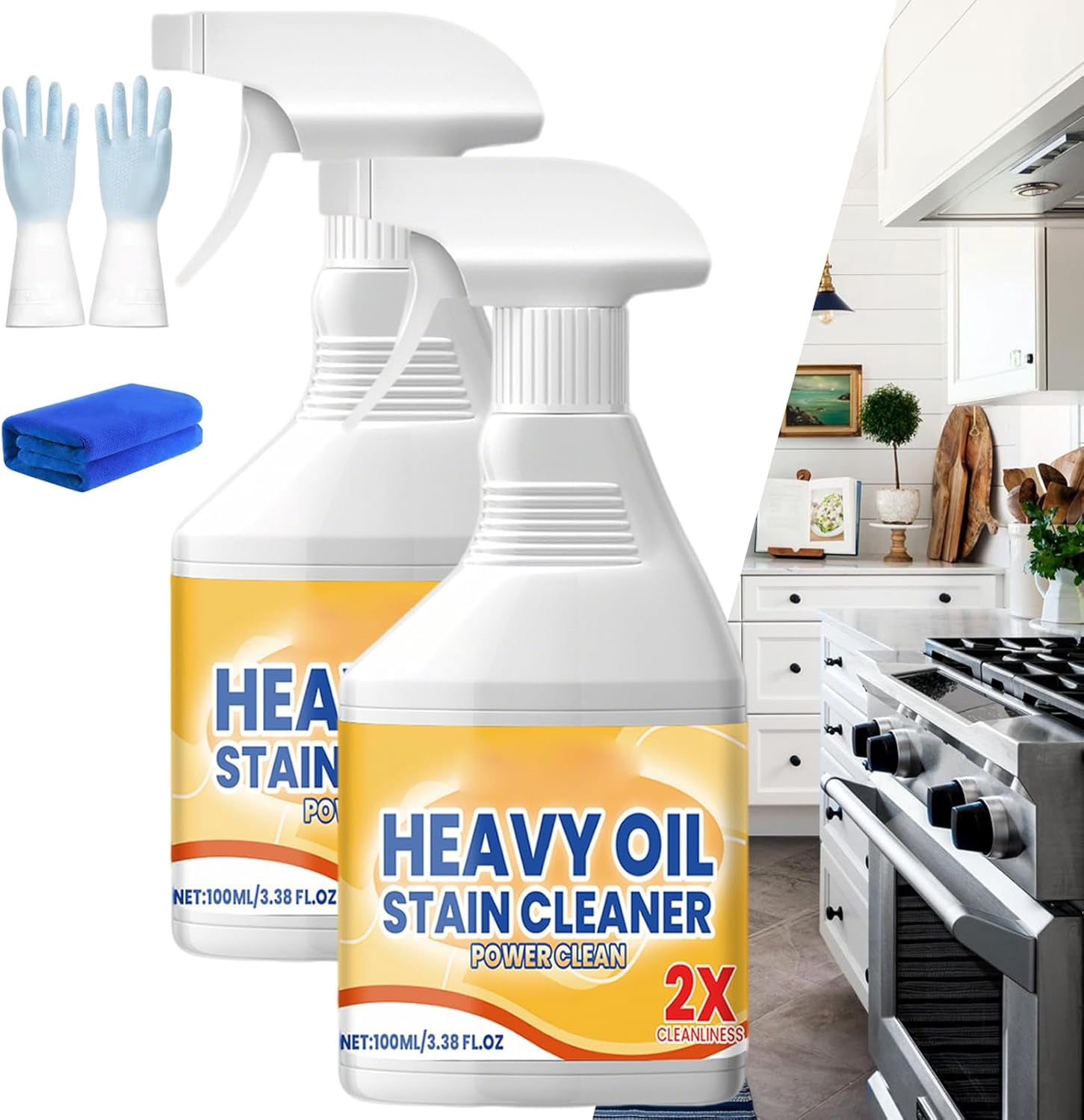 Kitchen Cabinet Cleaners and Polishers, 2026 Upgrade All Purpose ...