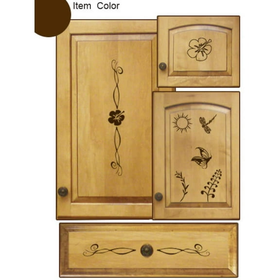 Kitchen Cabinet Decals Nature