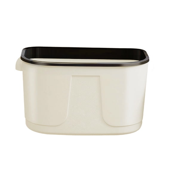 Kitchen Cabinet Door Hanging Trash Can with Handle Small Under Sink Garbage Can Wall Mounted Counter Waste Compost Bin