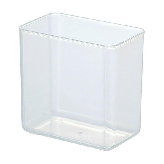 Kitchen Cabinet Door Storage Box,Clear Self Adhesive Wall Mounted Storage Box,Refrigerator Side Door Box Wardrobe,Bathroom,Refrigerator Small Items Organizer Storage Box 1 pc