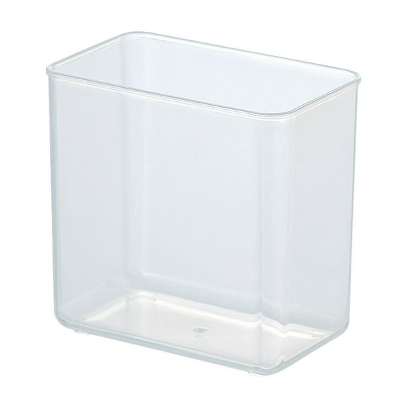 Kitchen Cabinet Door Storage Box,Clear Self Adhesive Wall Mounted Storage Box,Refrigerator Side Door Box Wardrobe,Bathroom,Refrigerator Small Items Organizer Storage Box 1 pc