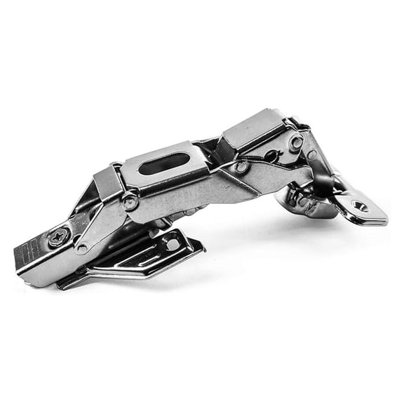 Kitchen Cabinet Hinges 165 Degree, Soft Close - 2 Pack - 3-Way Adjustable, Face Frame Hinges with Screws - 35mm Cup Diameter, Plated Steel