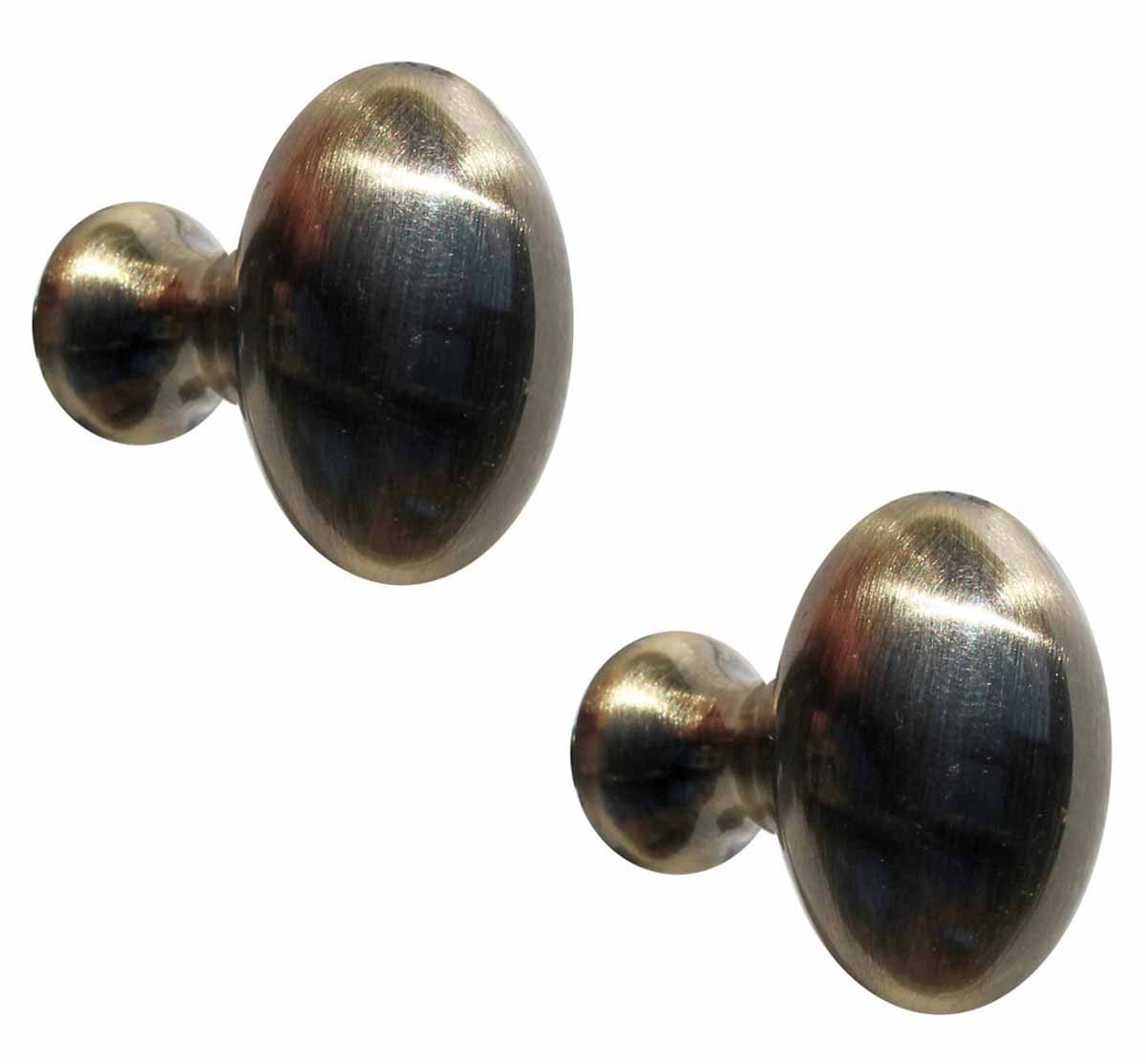 Kitchen Cabinet Knob Antique Brass Door Pull Handle Pack of 2 Renovators Supply