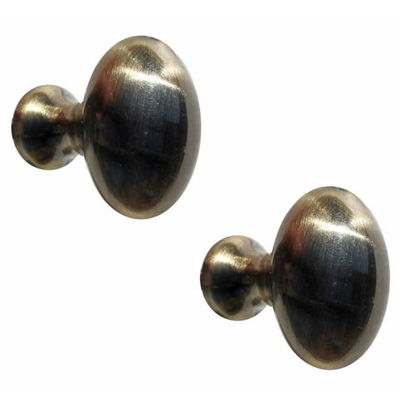 Kitchen Cabinet Knob Antique Brass Door Pull Handle Pack of 2 Renovators Supply