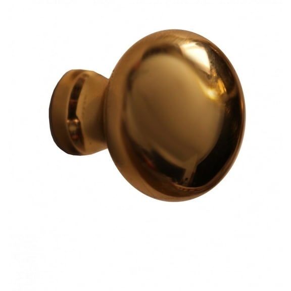 Kitchen Cabinet Knob Black Brass Colonial 1" Dia | Renovators Supply