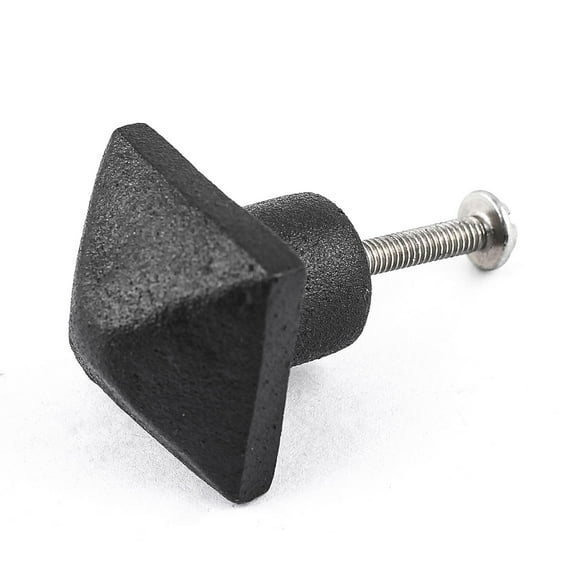 Kitchen Cabinet Knobs Iron Black Knobs 1" Door Pull Handle Renovators Supply