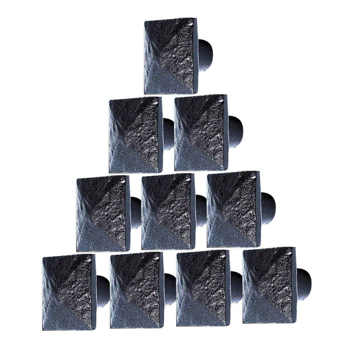 Kitchen Cabinet Knobs Iron Black Knobs 1" Pack of 10 Renovators Supply
