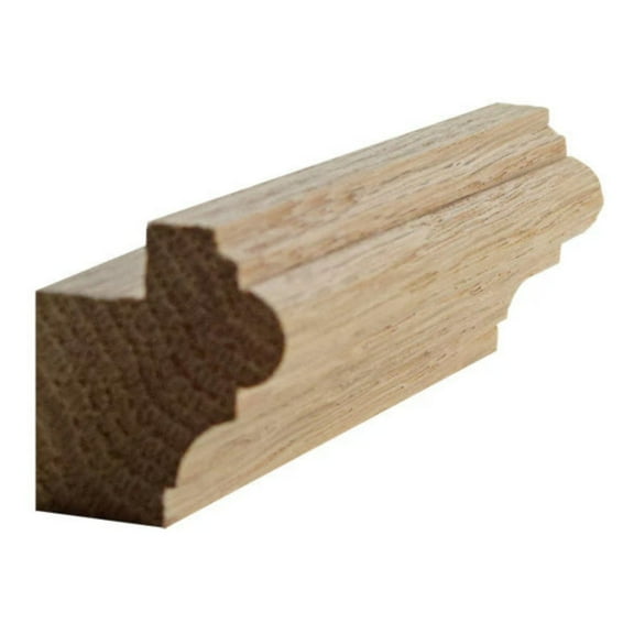 EWLR13 Kitchen Cabinet Light Rail 1-1/2" x 1-3/8" Trim. Unfinished