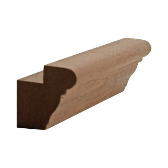 EWLR14 Kitchen Cabinet Light Rail 1-3/8" x 1-3/8" Trim. Unfinished