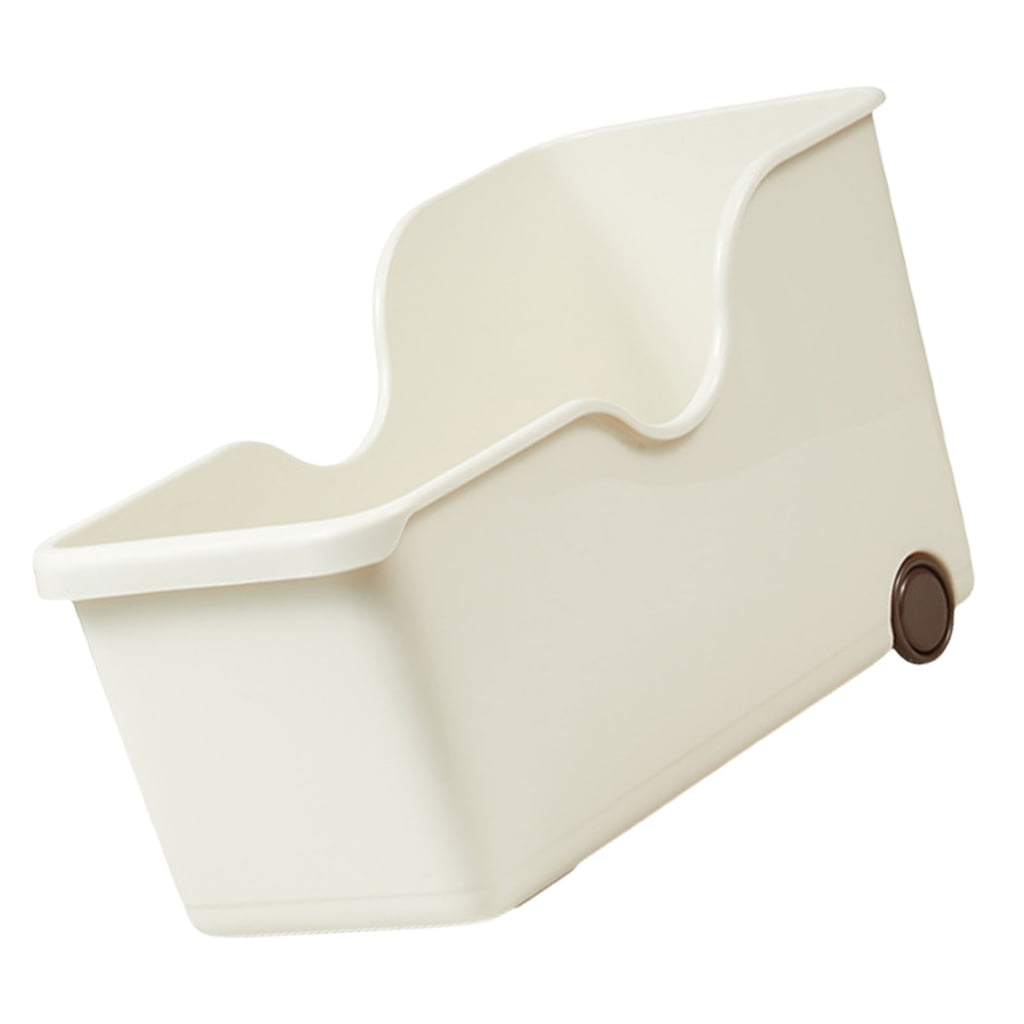 Kitchen Cabinet Organizer Plastic Storage Container with Wheels for ...