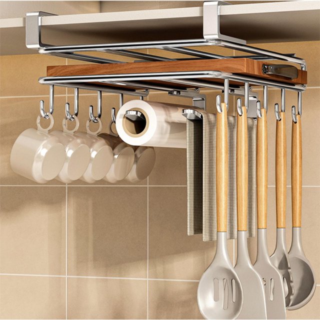 Kitchen Organizer Shelf Organizer for Cutting Board Mark Cups