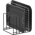 thumbnail image 1 of Kitchen Cabinet Organizer, Steel Cookware Holder, Divided Holder with 5 Slots for Skillets Baking Tray and Chopping Board Rack - Baking Pan Holder Storage (1 PC), 1 of 8