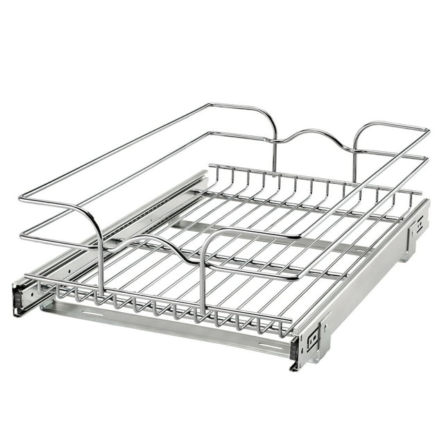 Kitchen Pull Out Shelf and Drawer Organizer Slide Out Basket