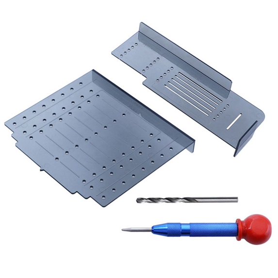 Kitchen Pulls Installation Jig Drill Mounting Template for