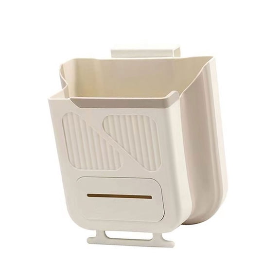 Kitchen Cabinets Hangings Waste Bin Foldable Trash Bin 7/10L Waste Management