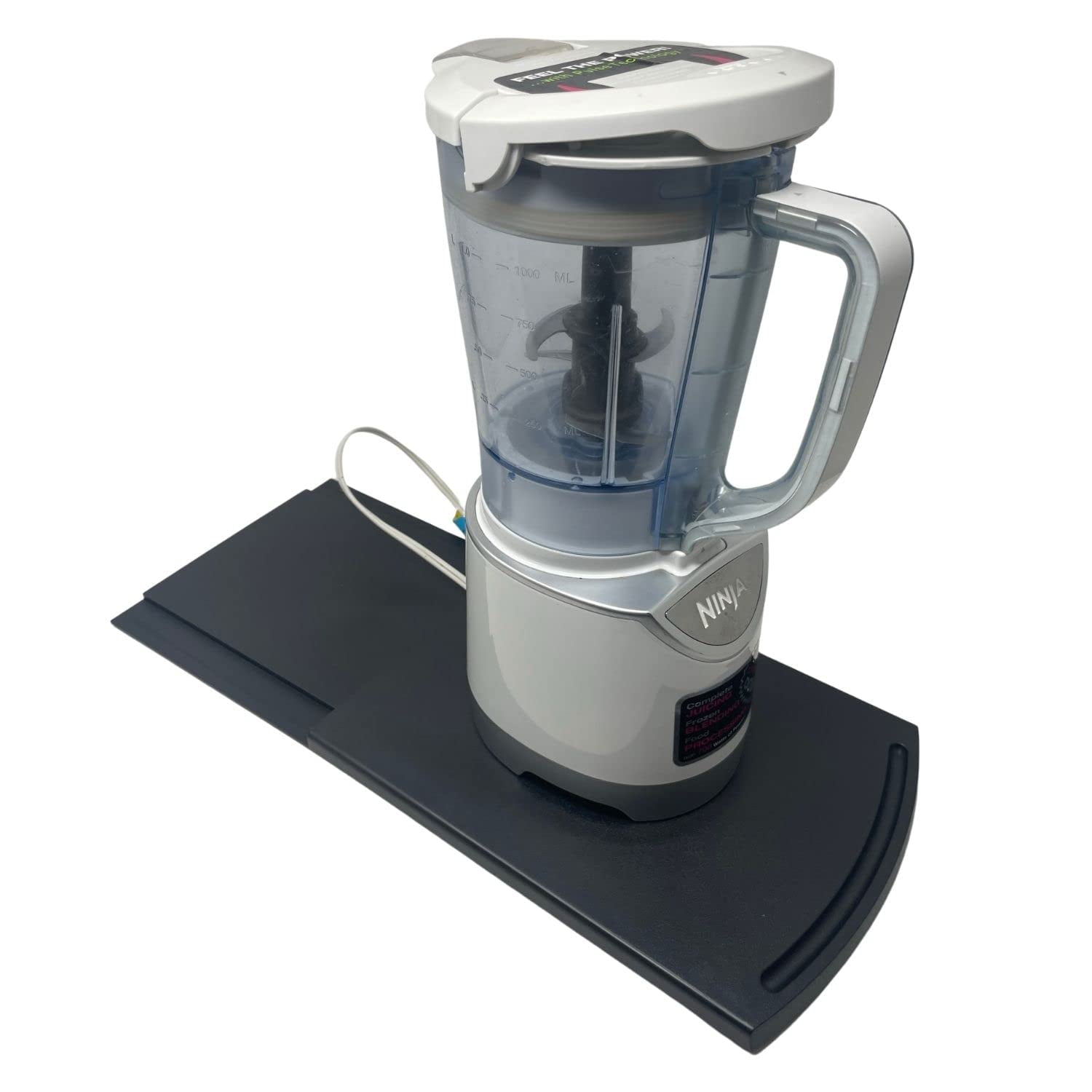 Kitchen Caddy Sliding Coffee Tray 12" Rolling Tray Sliding Appliance