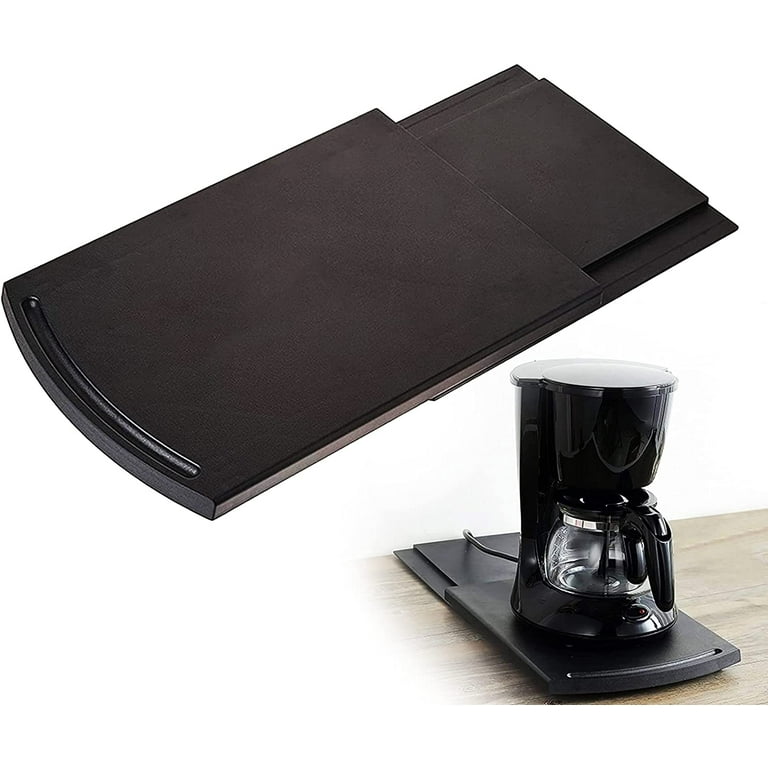 Kitchen Caddy Sliding Coffee Tray Mat, Under Cabinet Appliance