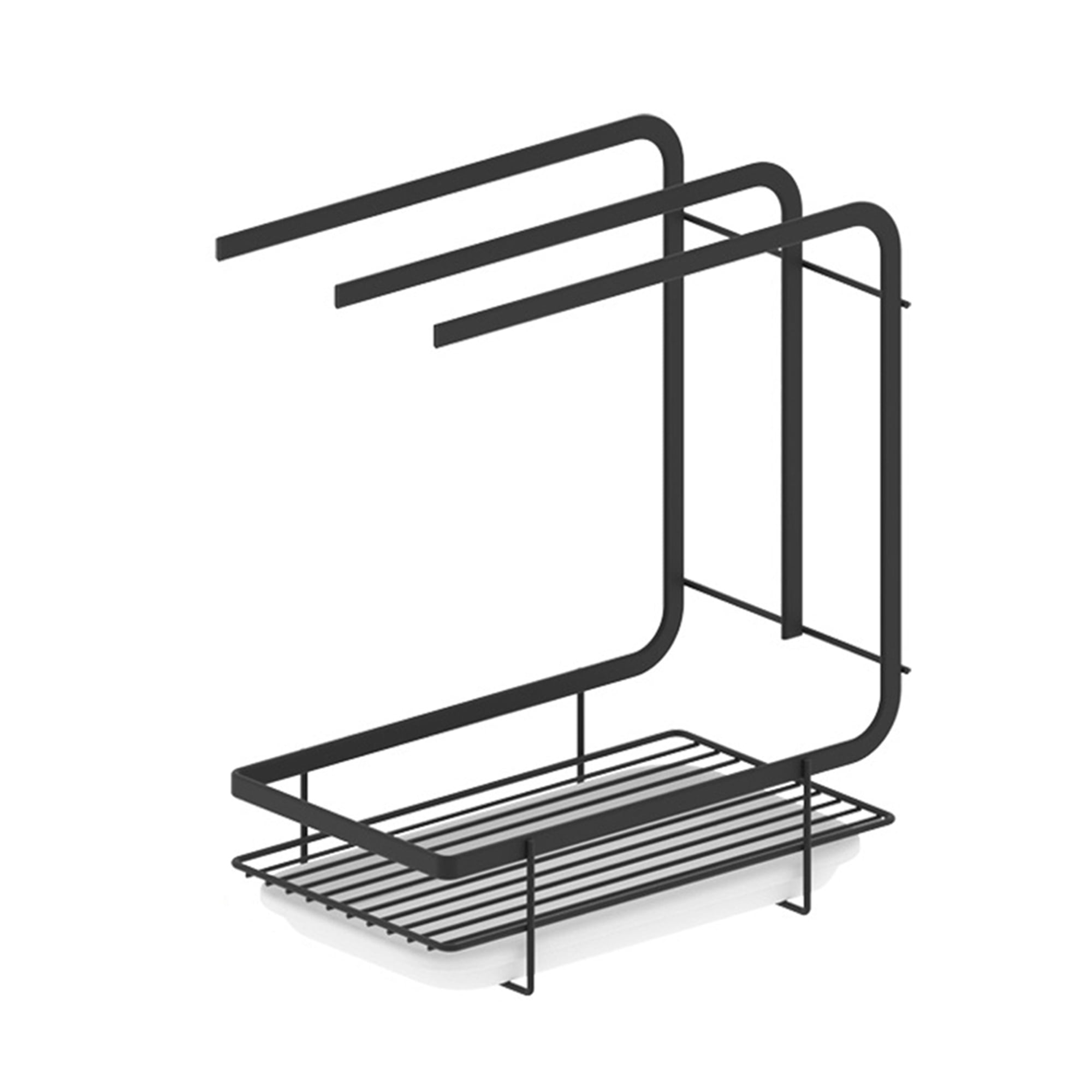 Kitchen Caddy Sponge Holder with Dishcloth Drying Rack Sink Organizer