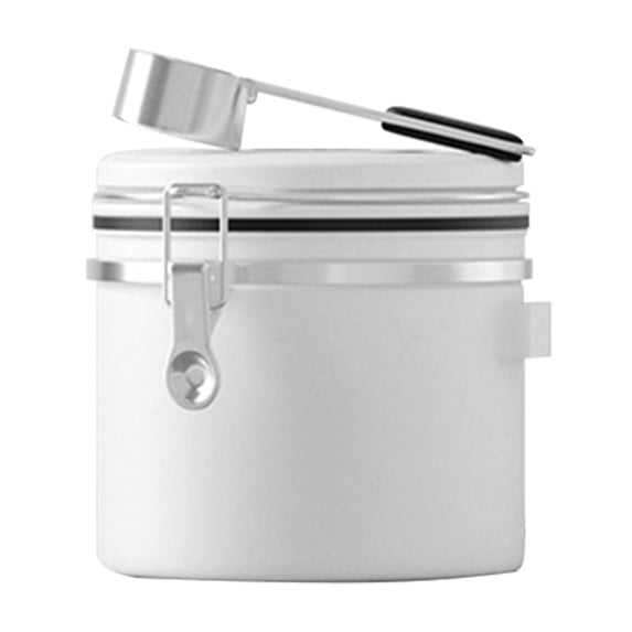 Kitchen Canisters Coffee Canister,Airtight Stainless Steel Kitchen Food Storage Container with Date and for Grounds Coffee,Beans,Tea,Flour,Cereal,Sugar(1.2L)
