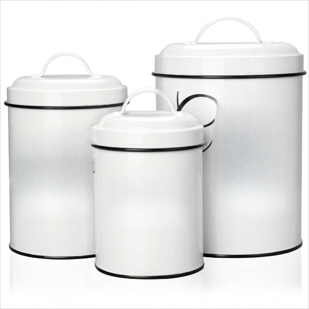 Set of 3 Kitchen Canisters: Transform Your Countertop