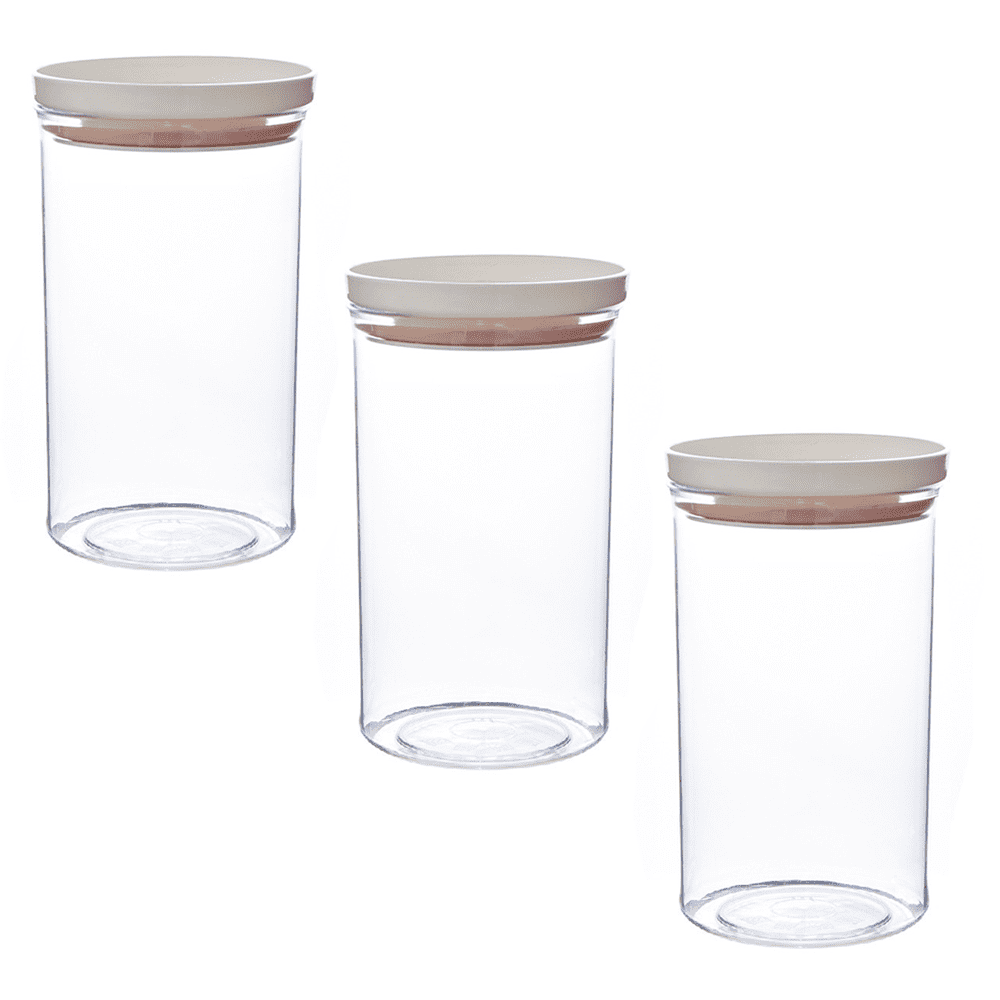 Glass Jars with lids, Glass Food Storage Containers with Stackable Lids, Glass  Food Jars and Canisters Sets, Glass Pantry Jars with Airtight Lids, Glass  Storage Jars (4 Sets of 20/27/34/40oz) 