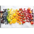 thumbnail image 1 of Kitchen Canvas Wall Art Fruit Picture Dining Room Canvas Painting for Home Wall Decor, Healthy Fruit Food Framed Artwork for Kitchen Restaurant Decoration Ready to Hang (12" Hx18 W), 1 of 6