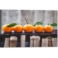 thumbnail image 1 of Kitchen Canvas Wall Art Orange Fruit Food Picture Dining Room Canvas Painting for Home Wall Decor, Tangerine Fruit Framed Artwork for Kitchen Restaurant Decoration Ready to Hang (12" Hx18 W), 1 of 6