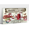 thumbnail image 1 of Kitchen Canvas Wall Art - Rustic Farmhouse Kitchen Scene Pictures for Wall Decor, Name Customized Art Framed Canvas Print For Dining Room 12x18 Inches, 1 of 6