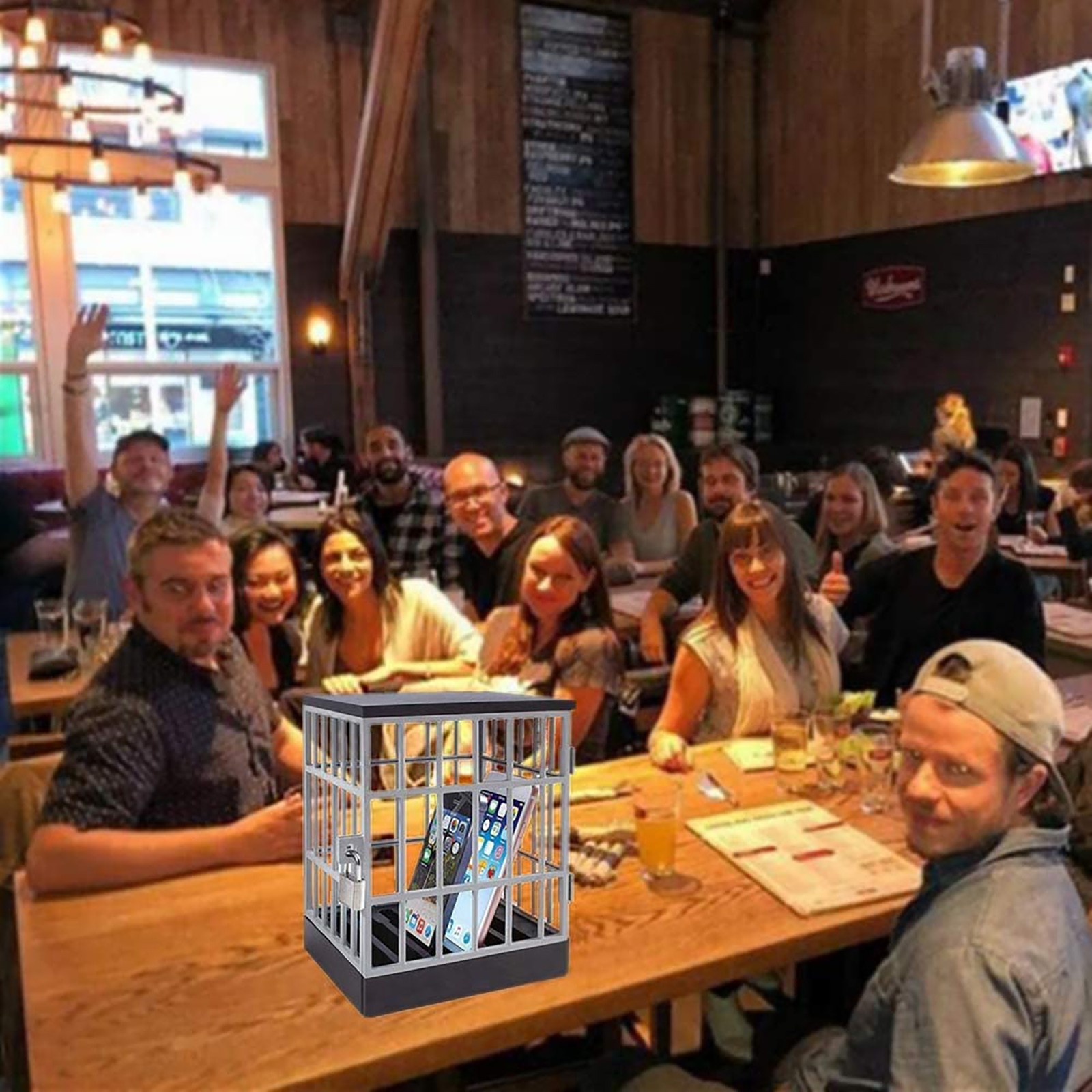 Kitchen Cell Phone Storage Cage Cell Phone Prison Lock And Key Party
