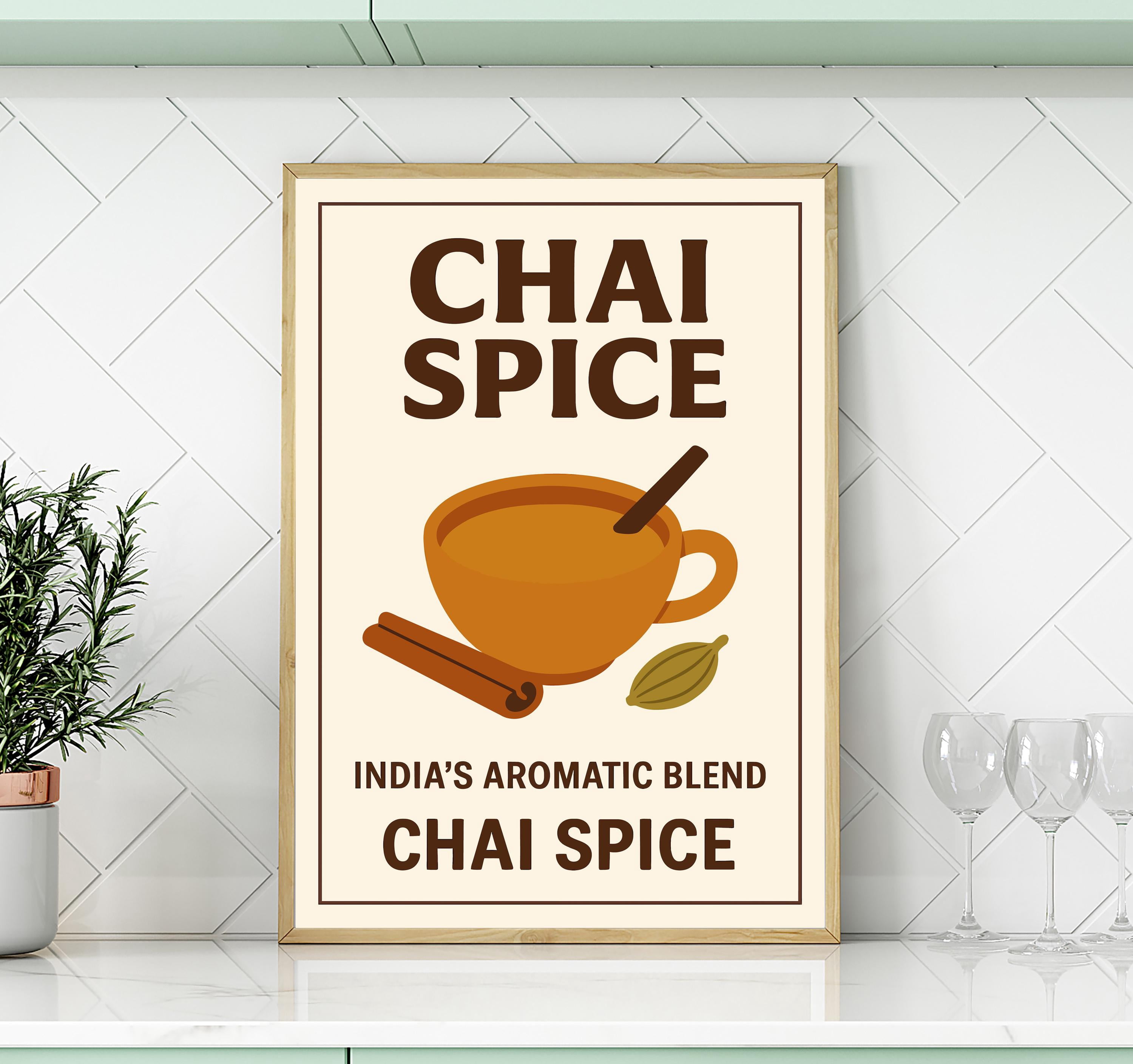 Kitchen Chai Tea Spiced Tea Cafe Chai Minimalist Tea Cozy Chai Tea ...