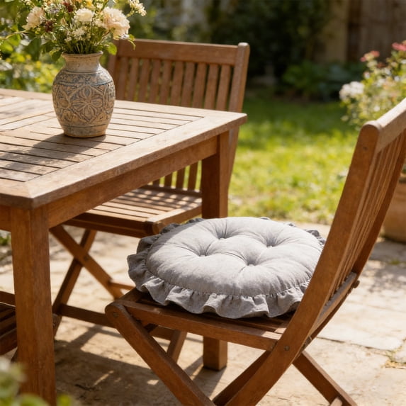 Kitchen Chair Cushion 18 Inch - Seat Chairs Pads, Breathable Round Floor Pillow Cushions, Multifunctional Chair Pads for Dining Room Outdoor Patio Furniture