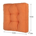 thumbnail image 1 of Kitchen Chair Cushion Thicken Seat Pad for Dining Chair Meditation Tatami Yoga Home Office Outdoor Patio, 19.6x19.6x3.5 in, 1 of 6