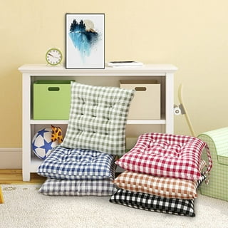 Buffalo Check Tufted Polyester Booster Cushion