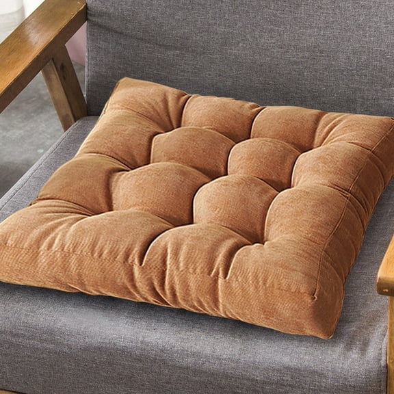 Kitchen Chair Cushions Chair Cushion Solid Color Seat Cushion Thickened Soft Corduroy Filled Chair Cushion Suitable For Kitchen Dining Chair Patio Cushion for Kitchen Dining Office Chair