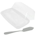 thumbnail image 1 of WRITWAA Butter Dish With Lid For Refrigerator Plastic 1Set Food Storage, 1 of 6