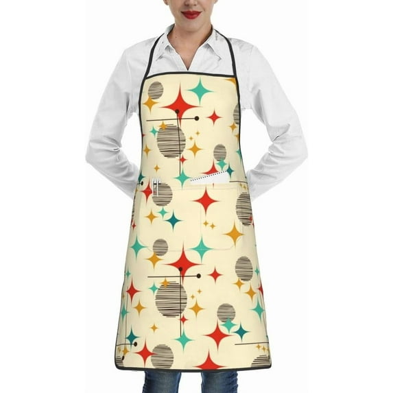 Kitchen Chef Apron With Pockets For Cooking Grilling Bbq Painting Women Men Apron