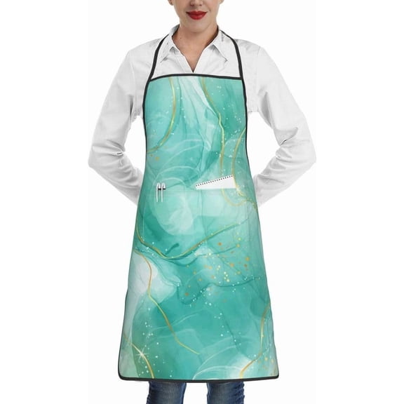 Kitchen Chef Apron With Pockets For Cooking Grilling Bbq Painting Women Men Apron